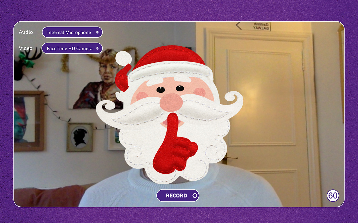 Secret Santa AR Mask