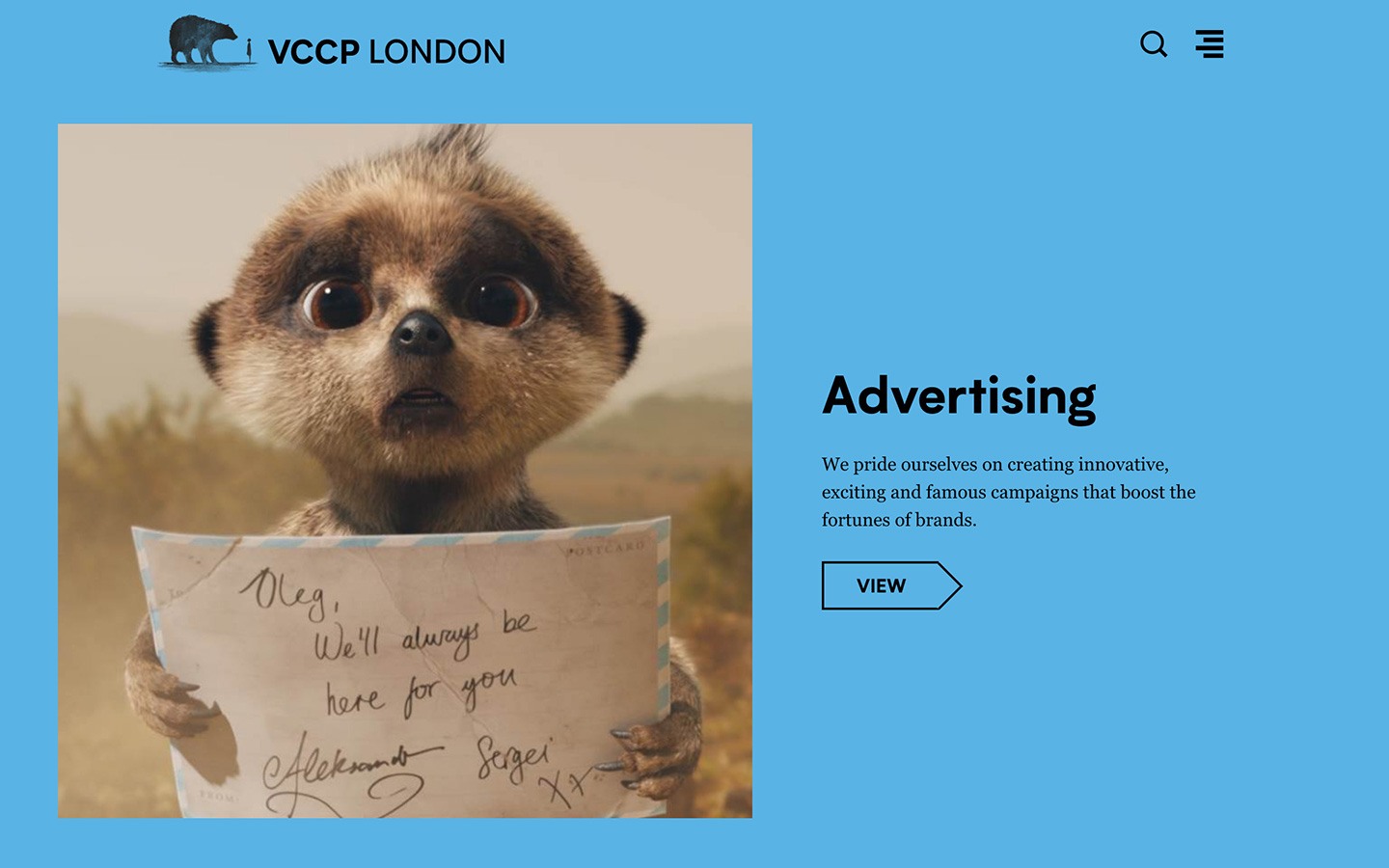 The VCCP capabilities page